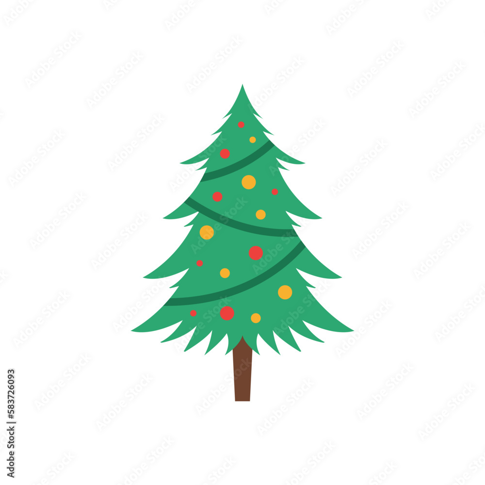 Canvas Prints pine tree logo design vector
