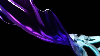 Olas abstractas de cristal