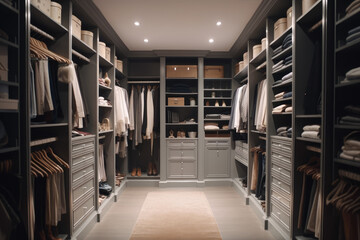 Walk in Closet made with generative ai