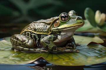 Wild Frog made with generative ai