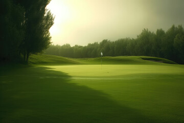 Golf Green made with generative ai
