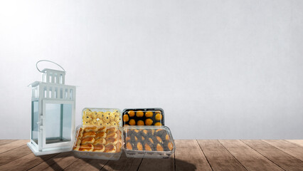 Assorted Indonesian cookies to celebrate eid al fitr (Kue Lebaran)