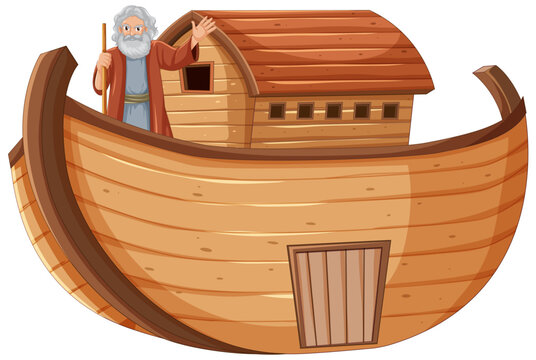 Noah's Ark without Animals Vector
