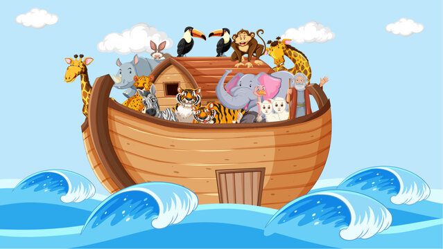 Noah's Ark with Animals