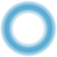 発光する球体　青