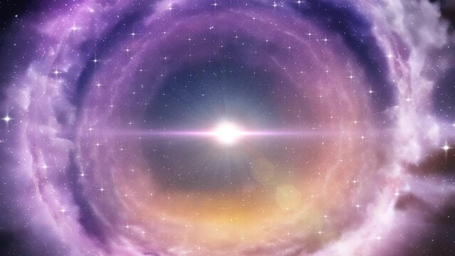 Glittering Fantastic Dreamy Light Flare background loop