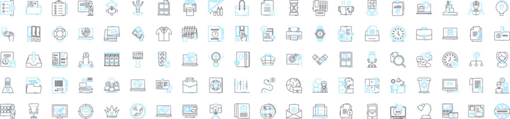 Corporate structure vector line icons set. Organisation, Hierarchy, Network, Framework, Corporate, Division, Reporting illustration outline concept symbols and signs