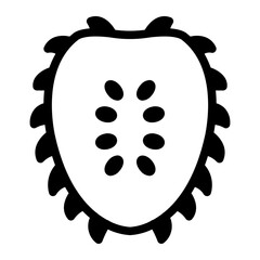 soursop line icon