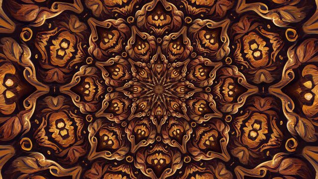 Halloween Pumpkin Concept Tile Pattern Texture Background Loop