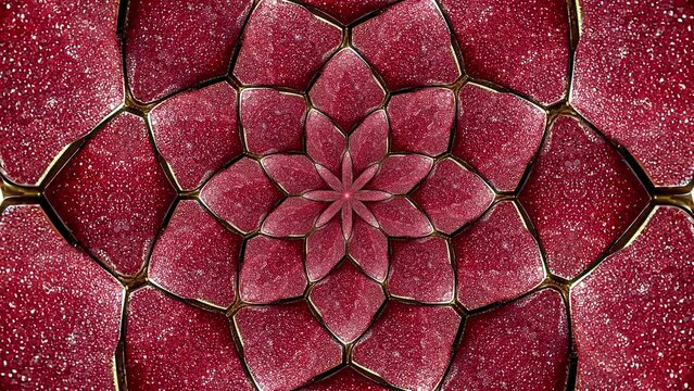 Gritty Red stone tile decoration background seamless loop