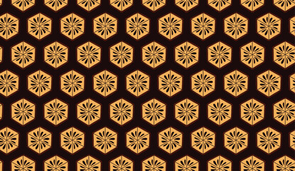 Geometric ethnic pattern seamless flower color oriental.
seamless pattern.Design for fabric,curtain,black background, carpet, shawl,clothing,wrapping, Batik,fabric,handkerchief,Vector illustration.

