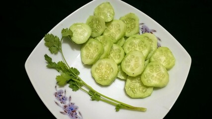 Cucumber slice 