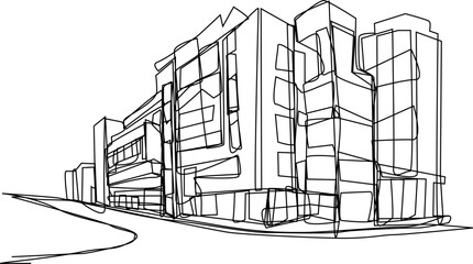 sketch of the city sketch