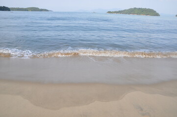 waves on the beach