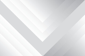 Fototapeta premium Gradient vector illustration, abstract background of overlapping white and gray triangles.