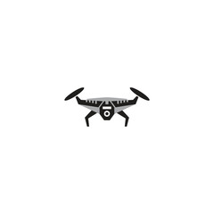 drone flying robotic vector illustration logo
