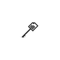 document combination lock vector illustration logo
