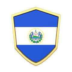 El Salvador Flag Logo
