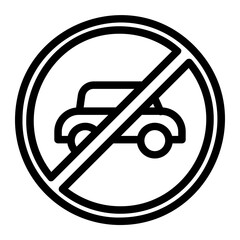 no car icon 