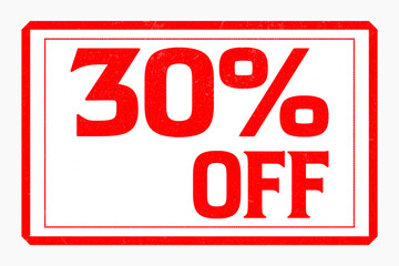 0% OFF Red Stamp text on white background.