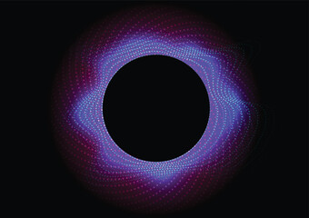 Hi-tech Background with blue and purple sphere,Abstract Hi-tech Background  ring sphere pattern