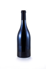 Blank bottle of red wine