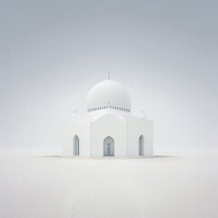 Illustration minimalist mosque