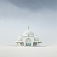 Fototapeta na wymiar Illustration minimalist mosque