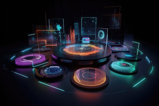 Internet of things devices and connectivity concepts on a network.