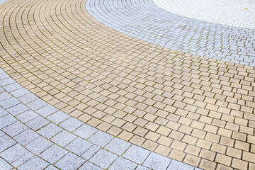 cobble stone, pavement stone floor background