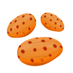 Cute cookies breakfast stationary sticker oil painting