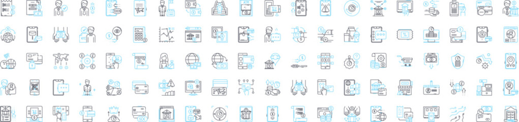 Price marketing vector line icons set. Pricing, Marketing, Cost, Strategy, Promotion, Sales, Discounts illustration outline concept symbols and signs