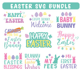 Easter SVG Bundle.Easter T-shirt Design SVG Bundle.