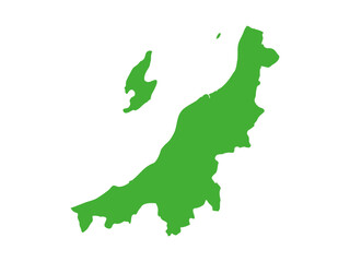 新潟県の形