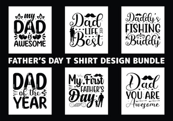 Father Day T Shirt Design Bundle Svg