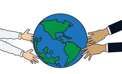 Happy Earth Day, Make everyday earth day, World Environment Day concept.