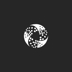 Minimal Tech logo designs illustrations vector icon