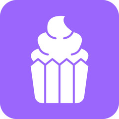 Vector Design Cupcake Icon Style