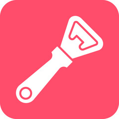 Vector Design Bottle Opener Icon Style