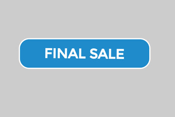 final sale vectors.sign label bubble speech final sale
