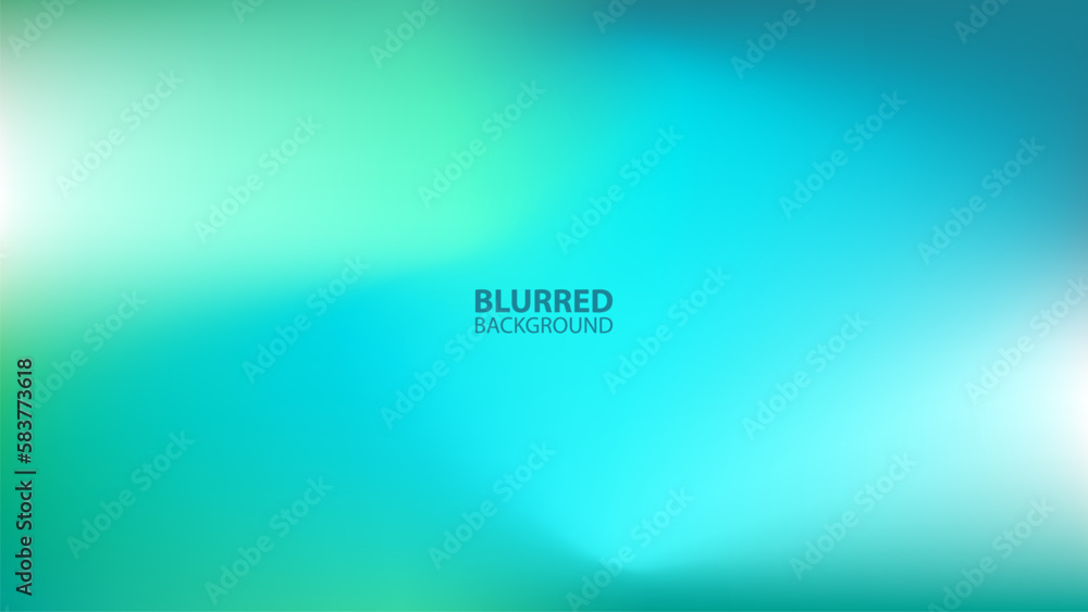 Poster azure. blurred background with color gradients. blue and green colors. graphic template for your cre