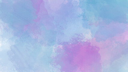 Blue Watercolor Abstract Texture Background , Pattern Soft Blur Backdrop Wallpaper