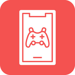 Vector Design Mobile Gaming Icon Style
