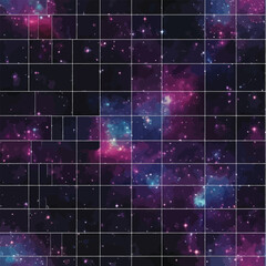 Infinite Cosmos - Infinite Space Seamless Pattern
