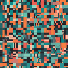 Imaginative approach - Abstract Mindset Seamless Pattern