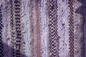 the texture of the home rag rug handmade