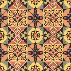 seamless pattern with flowers