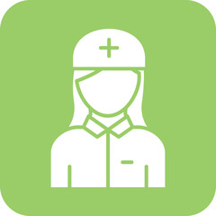 Vector Design Nurse Icon Style