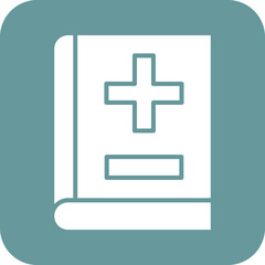 Vector Design Medical Book Icon Style