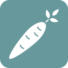 Vector Design Carrots Icon Style